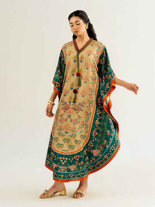 Aizee Floral Kaftan Dress