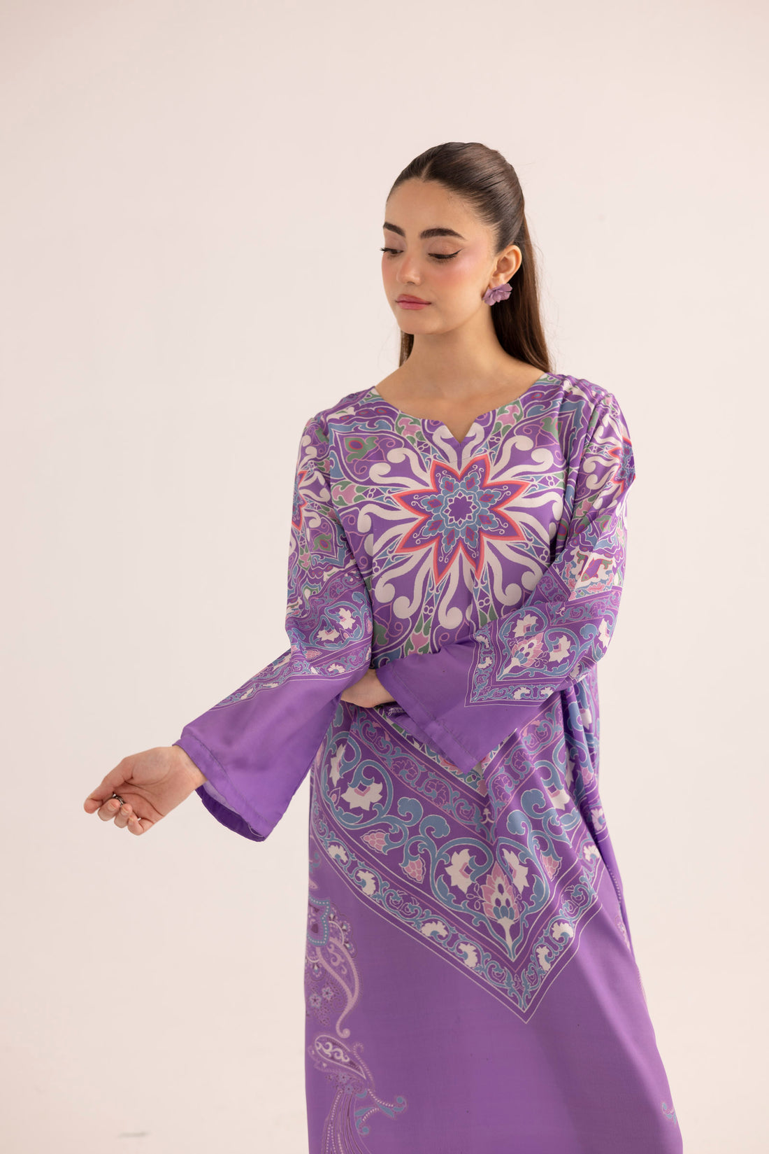 Orchid Kaftan Dress