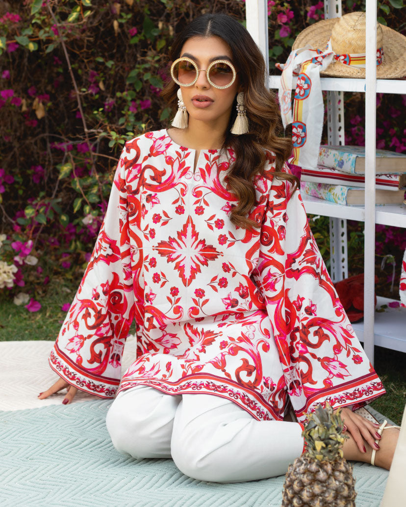 Scarlet Ornate Co-ord Set