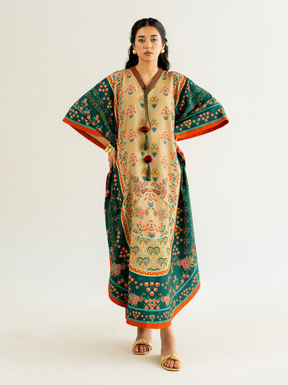 Aizee Floral Kaftan Dress