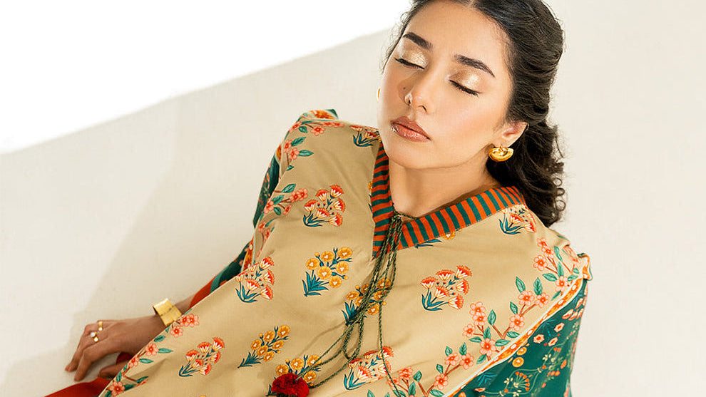 Aizee Floral Kaftan Dress