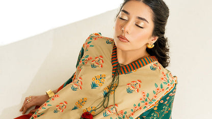 Aizee Floral Kaftan Dress
