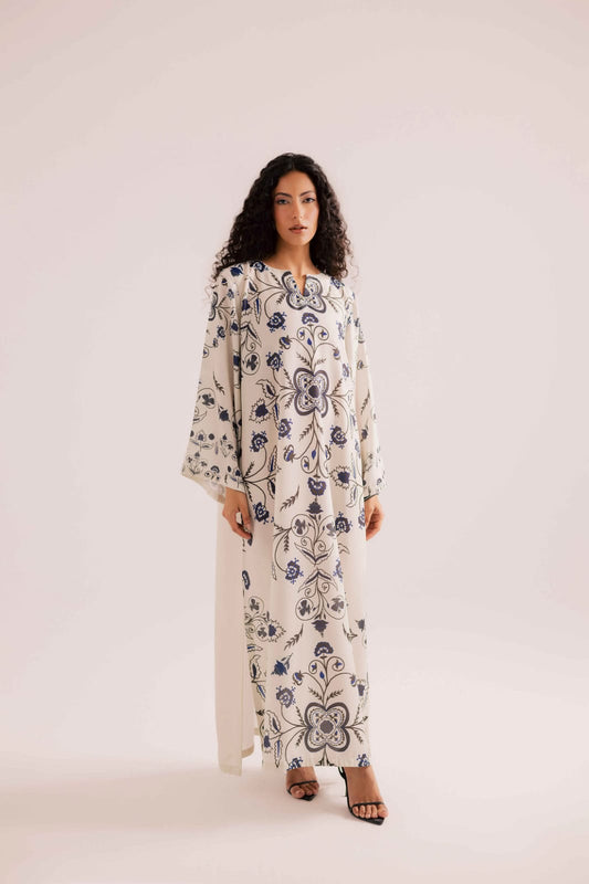 Indigo Fleur Kaftan