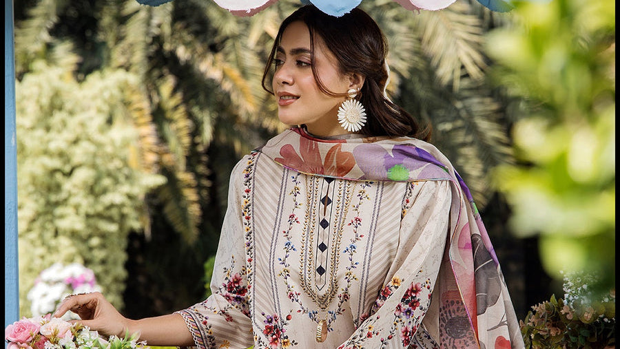 Pearl Garden Kurta Set with Dupatta