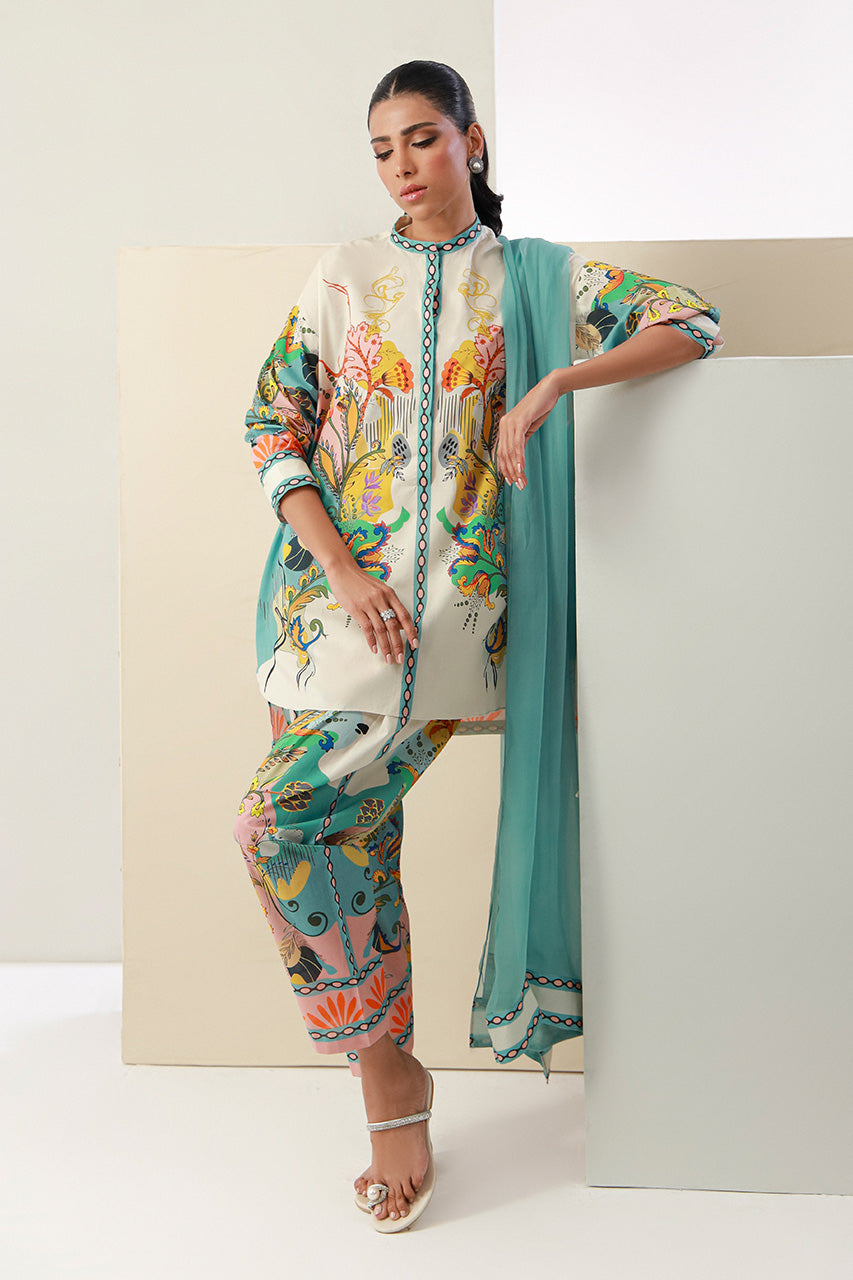 Persian Tale Co-ord Set with Dupatta
