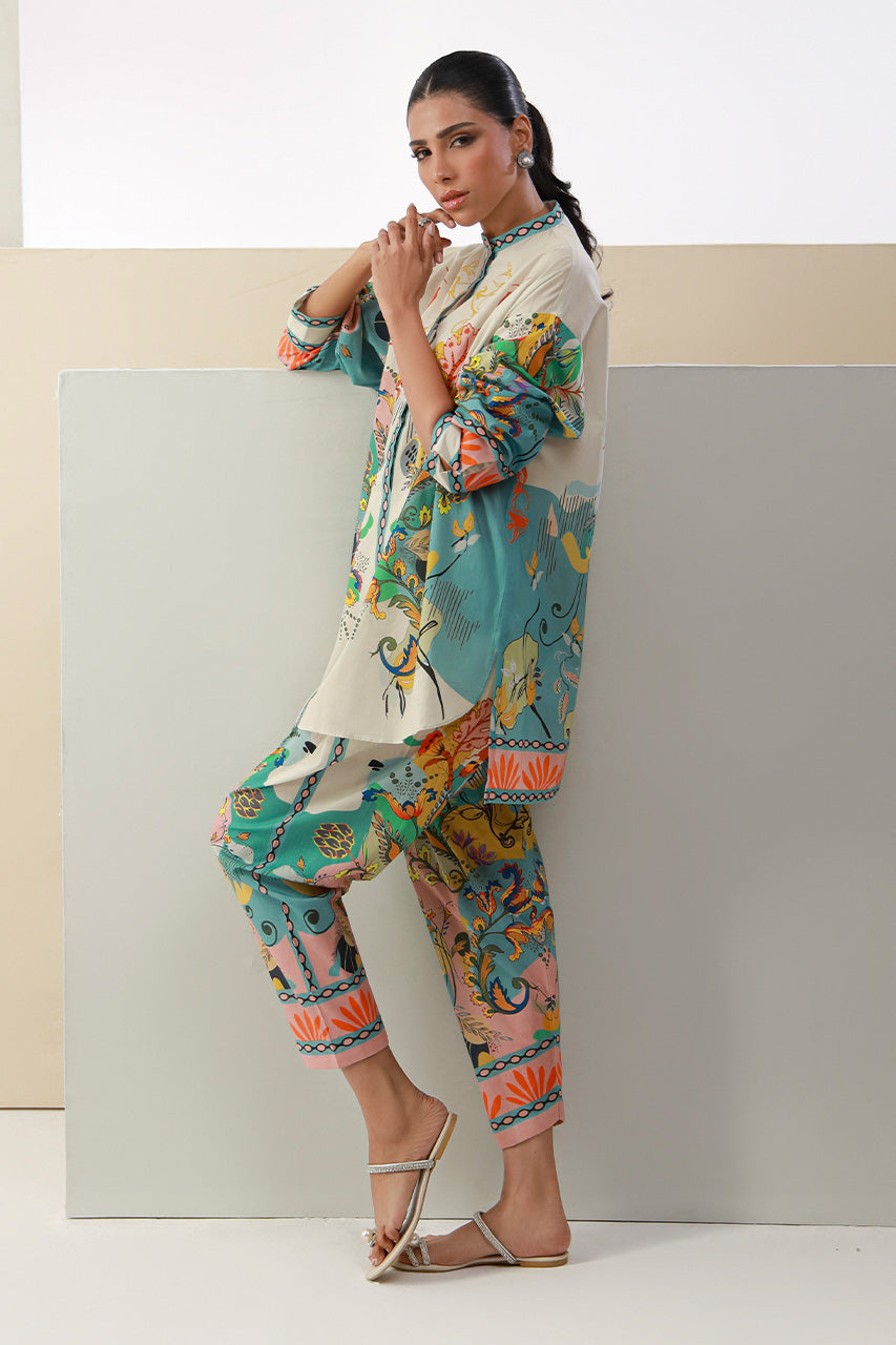 Persian Tale Co-ord Set with Dupatta