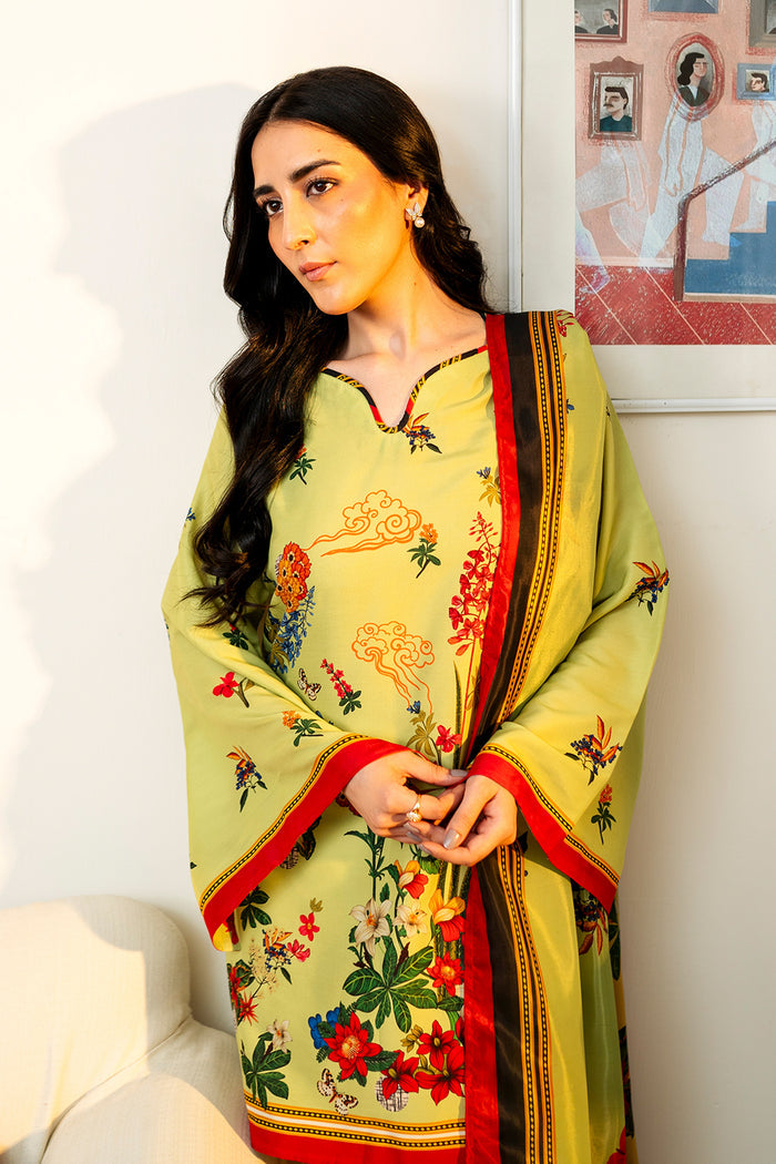 Petal Heritage Kurta Set with Dupatta