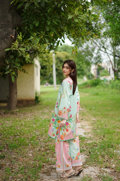 Mint Kurta Set with Dupatta