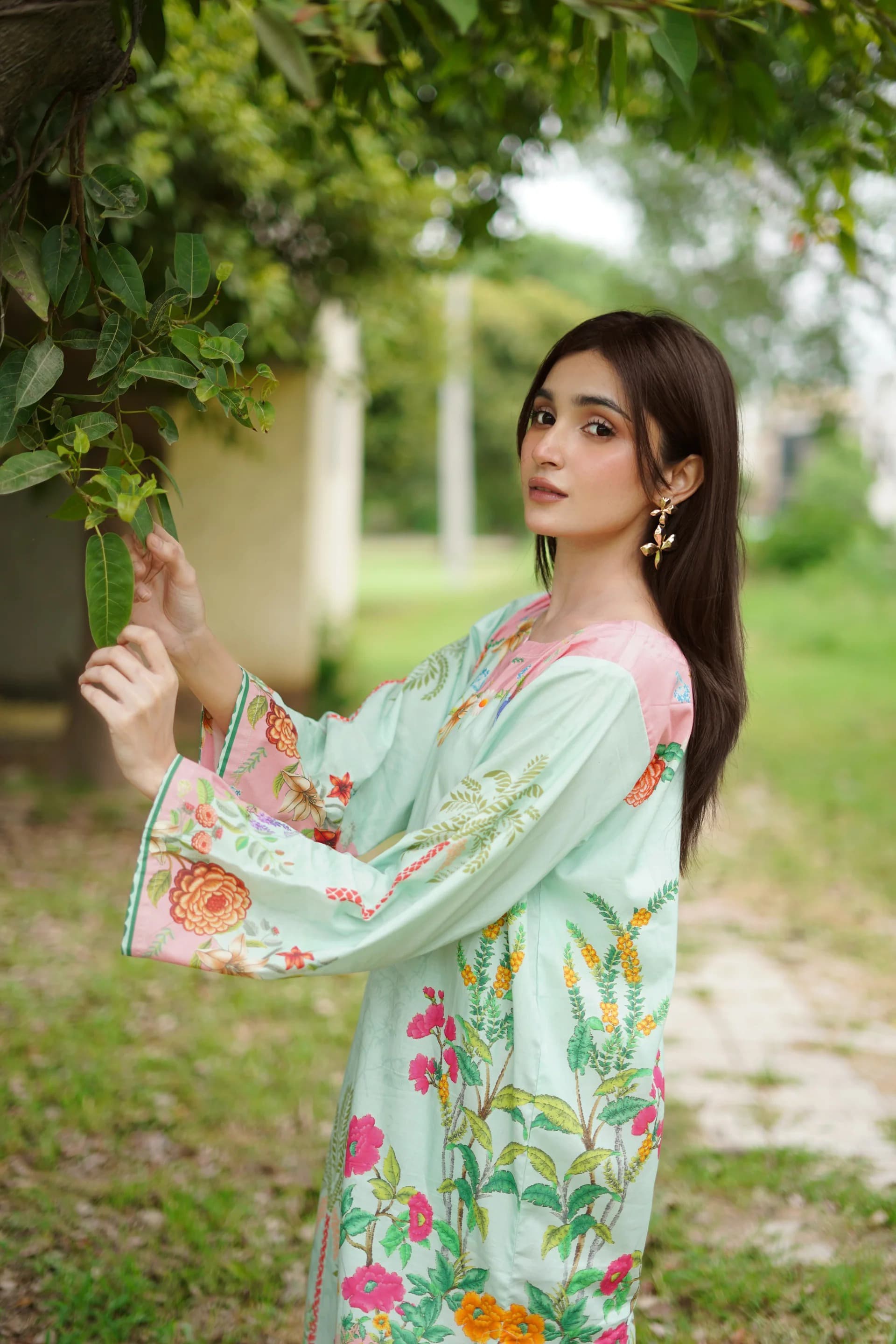 Mint Kurta Set with Dupatta