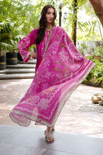 Butterfly Garden Kurta Set with Dupatta