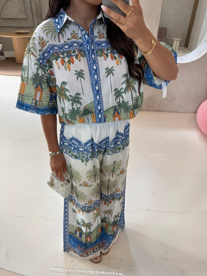 Coastal Palms Co-ord Set