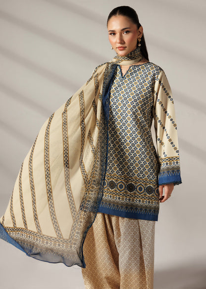 Ivory Lattice Farshi Salwar with Dupatta