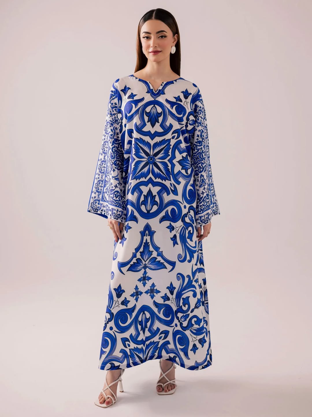 Porcelain Blue Kaftan