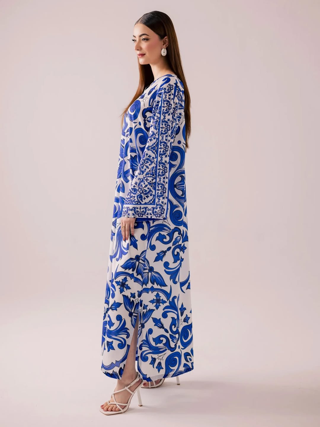 Porcelain Blue Kaftan