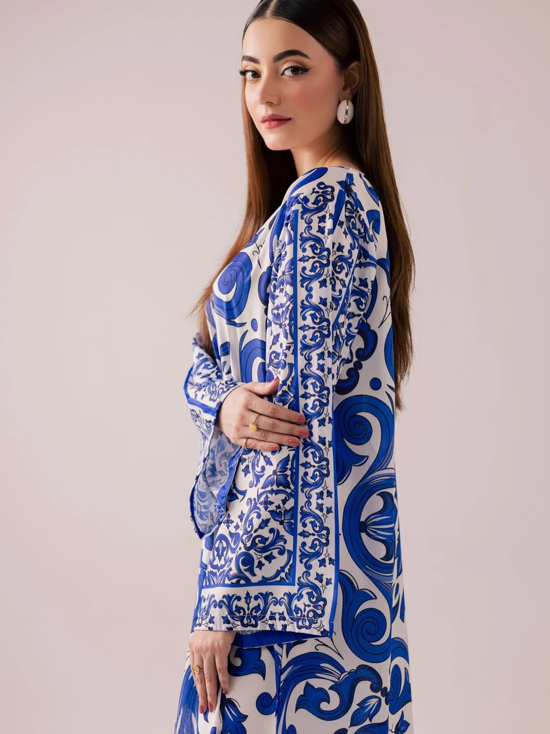 Porcelain Blue Kaftan