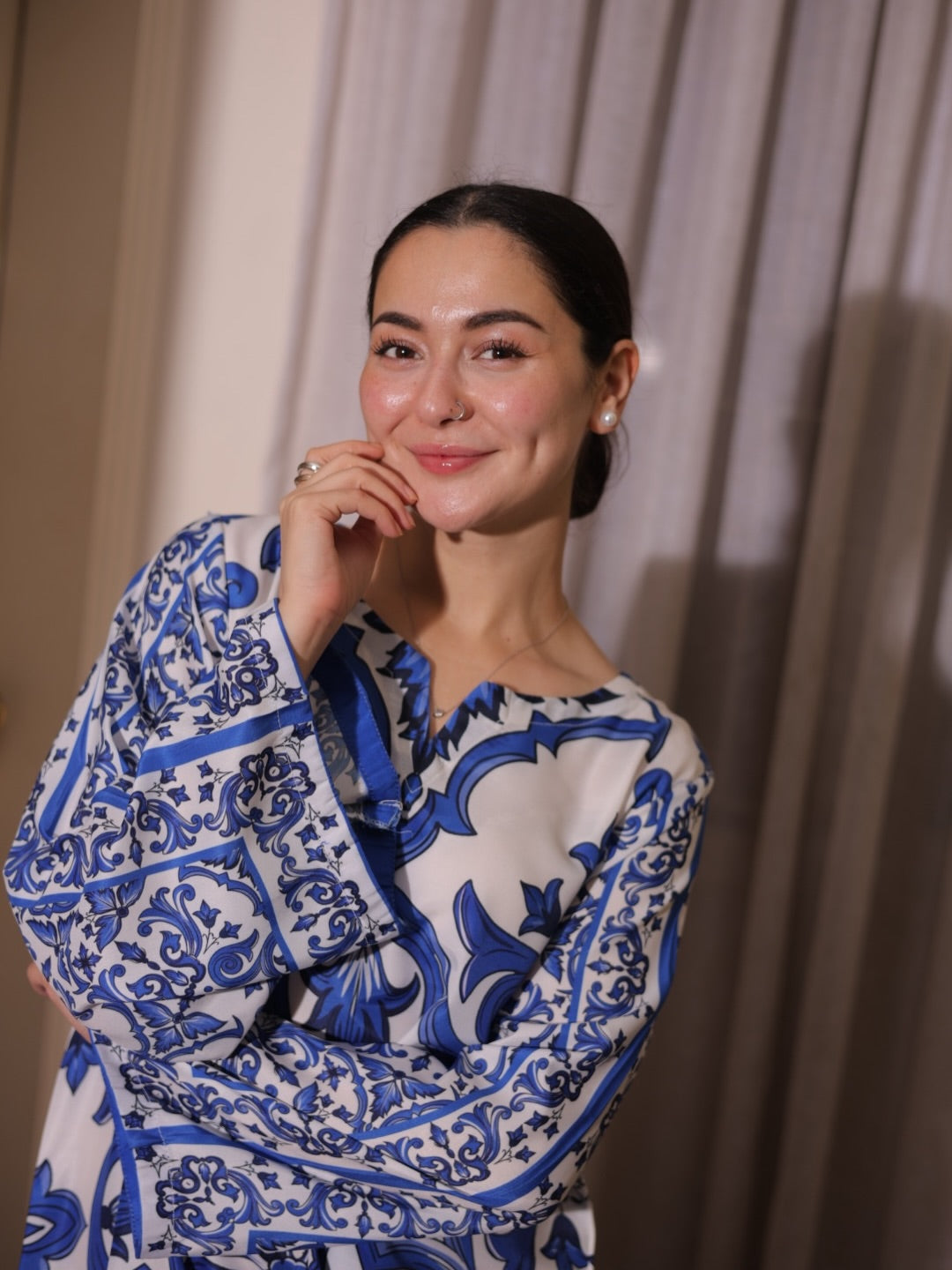Porcelain Blue Kaftan
