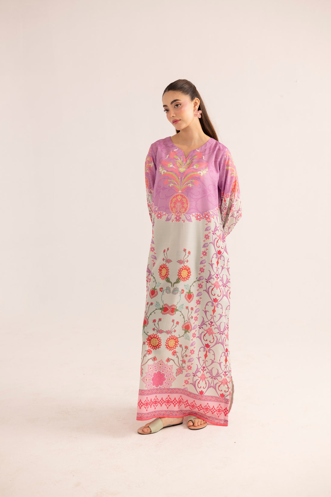 Roselle Kaftan Dress