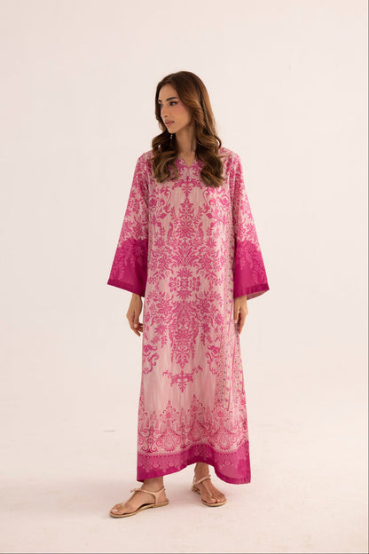 Trellis Muslin Kaftan Dress