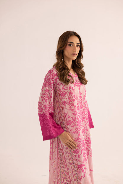Trellis Muslin Kaftan Dress