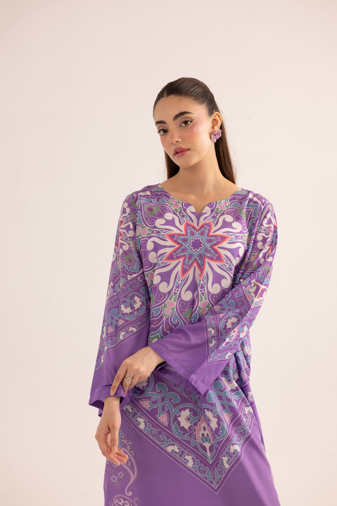 Orchid Kaftan Dress