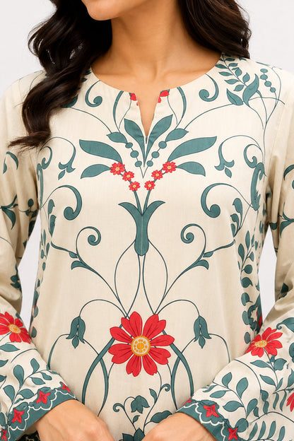 Ivory Kaftan Dress