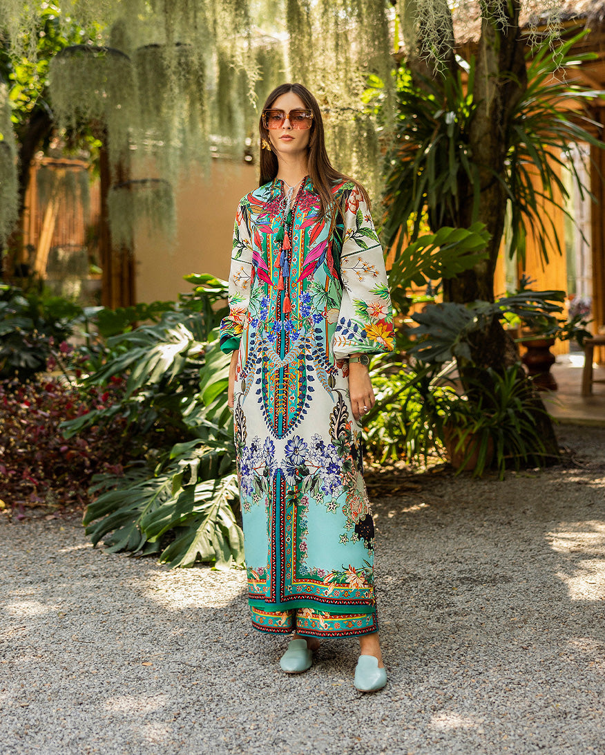 Aqua Tropique Co-Ord Set