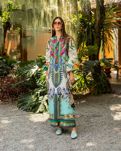 Aqua Tropique Co-Ord Set