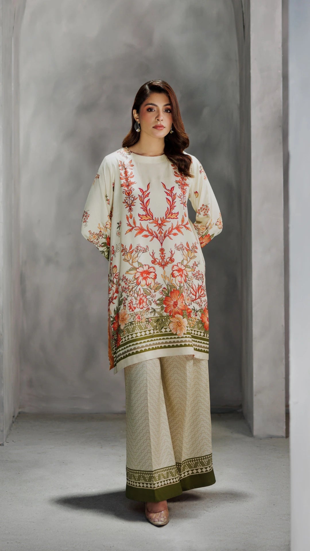 Autumn Flora Kurta Set
