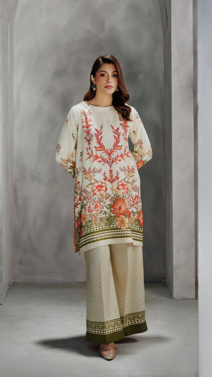 Autumn Flora Kurta Set
