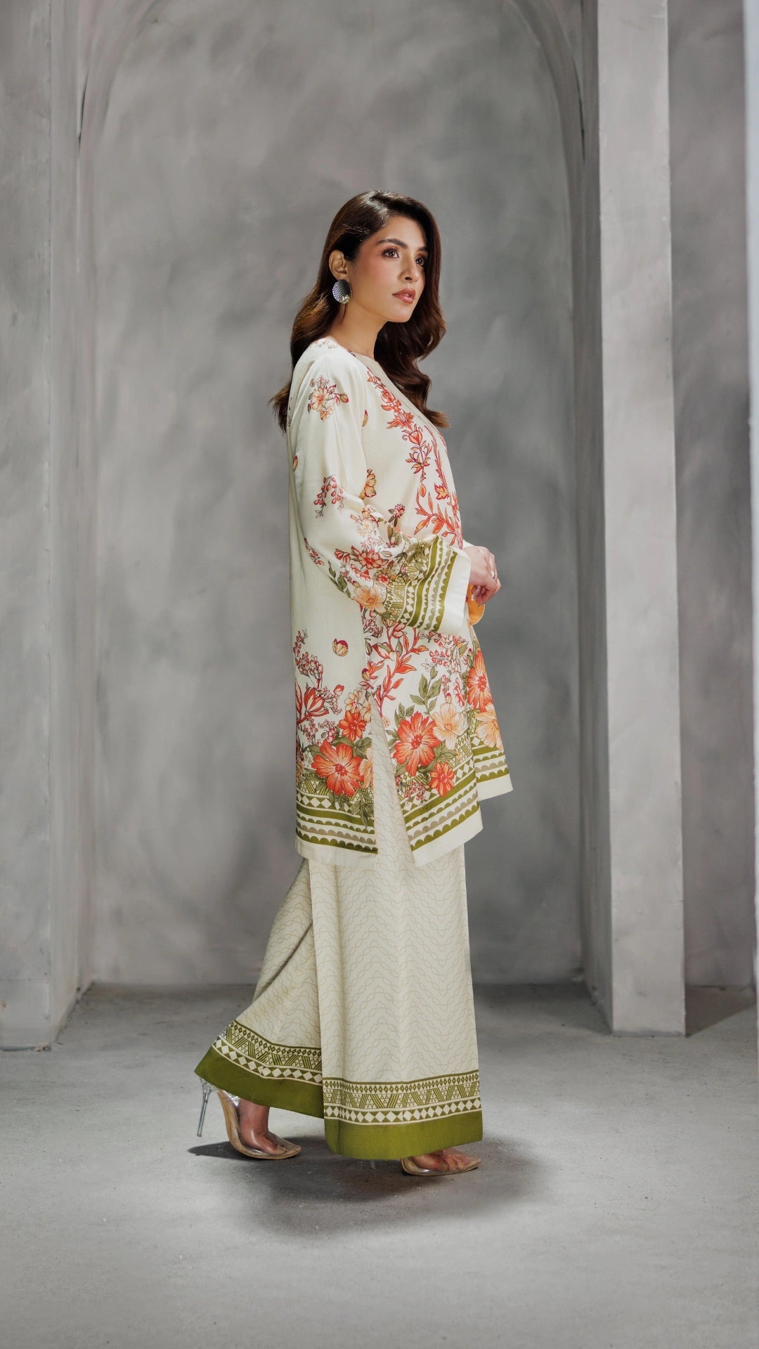 Autumn Flora Kurta Set