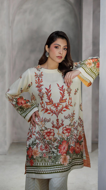 Autumn Flora Kurta Set