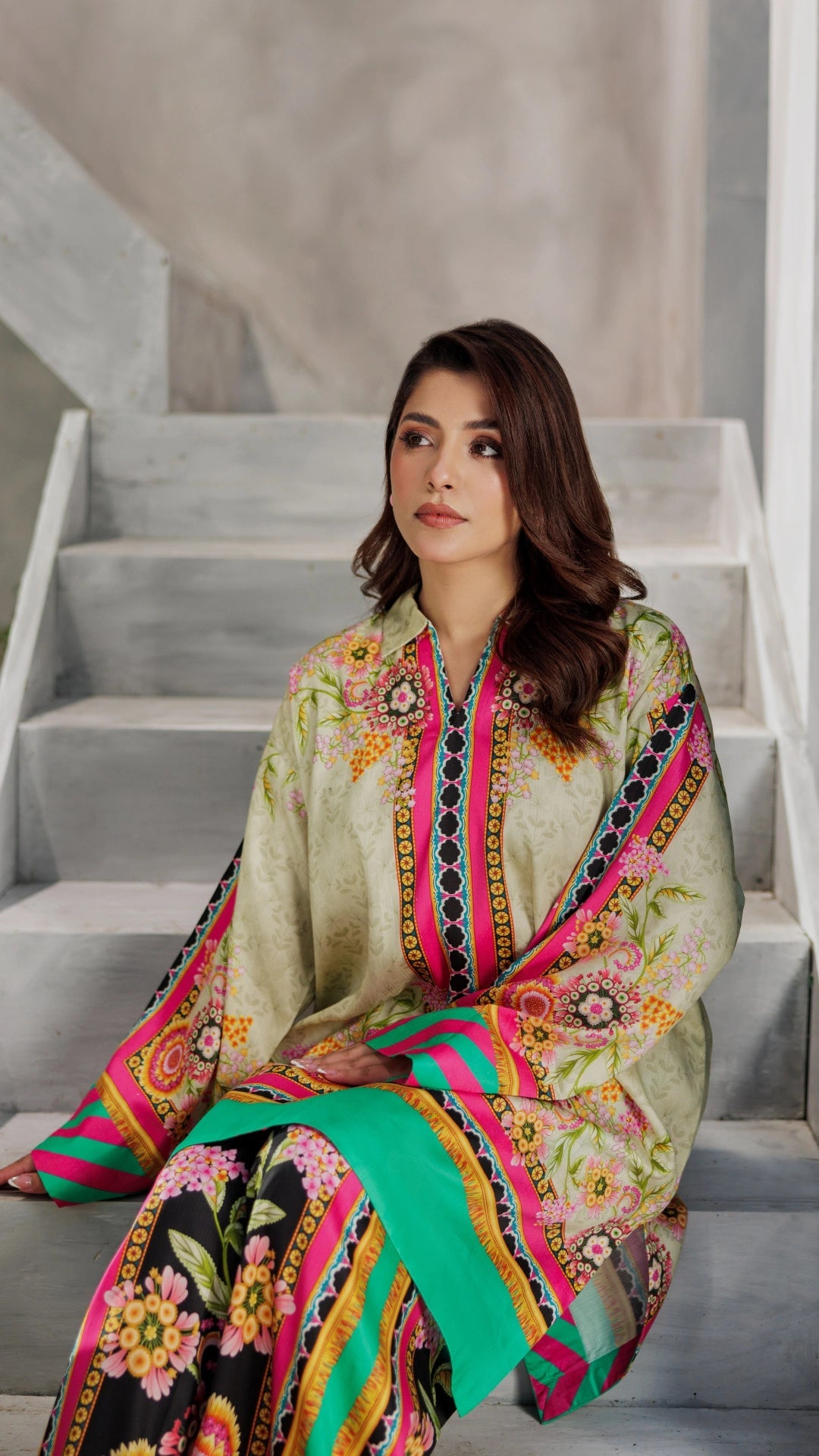 Emerald Noir Kurta Set