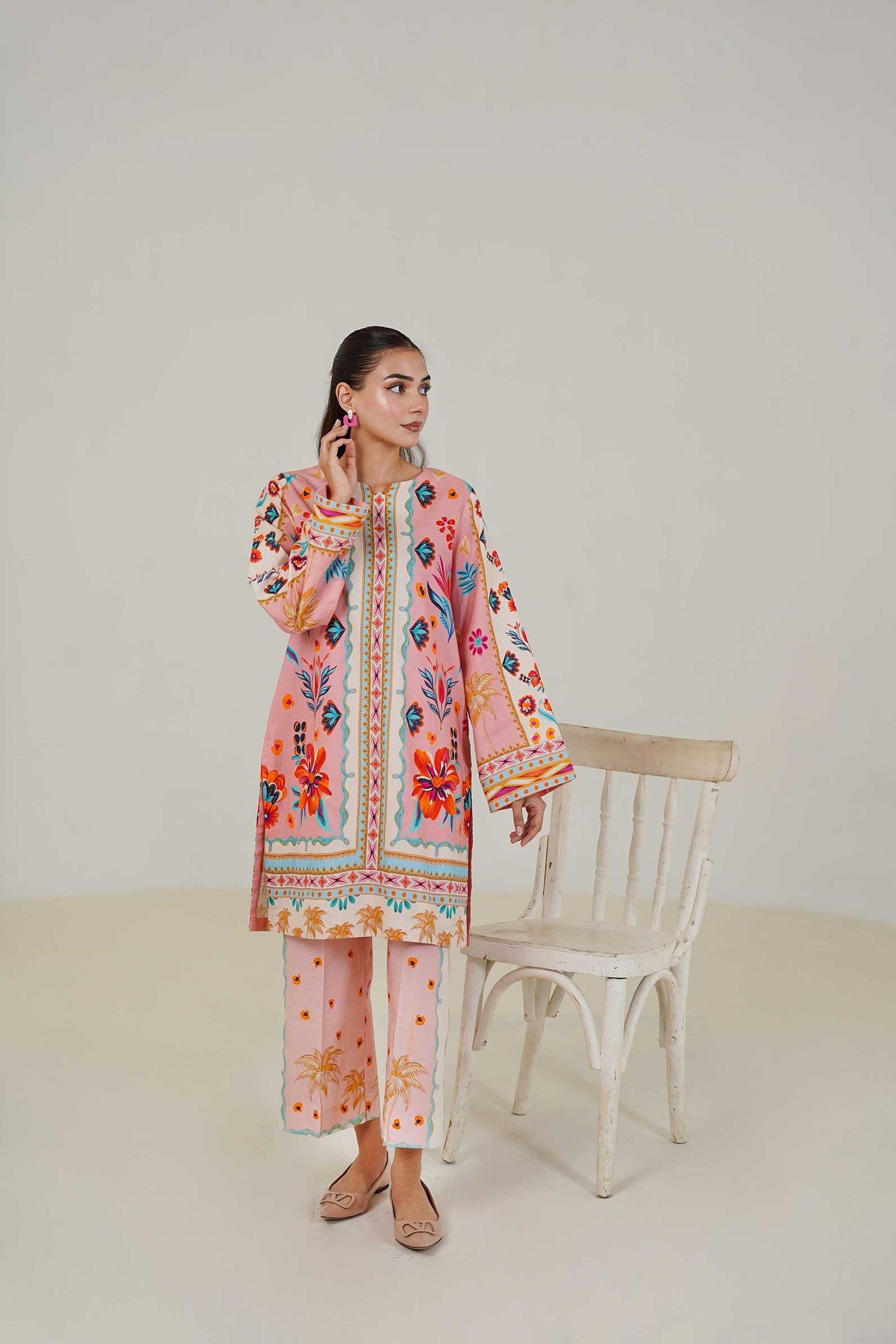 Blush Tropicana Co-Ord Set