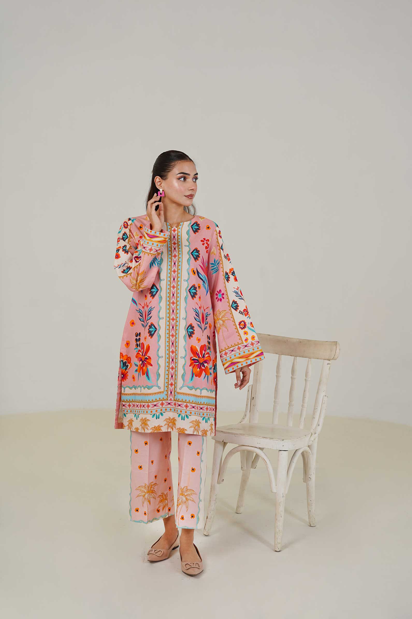 Blush Tropicana Co-Ord Set
