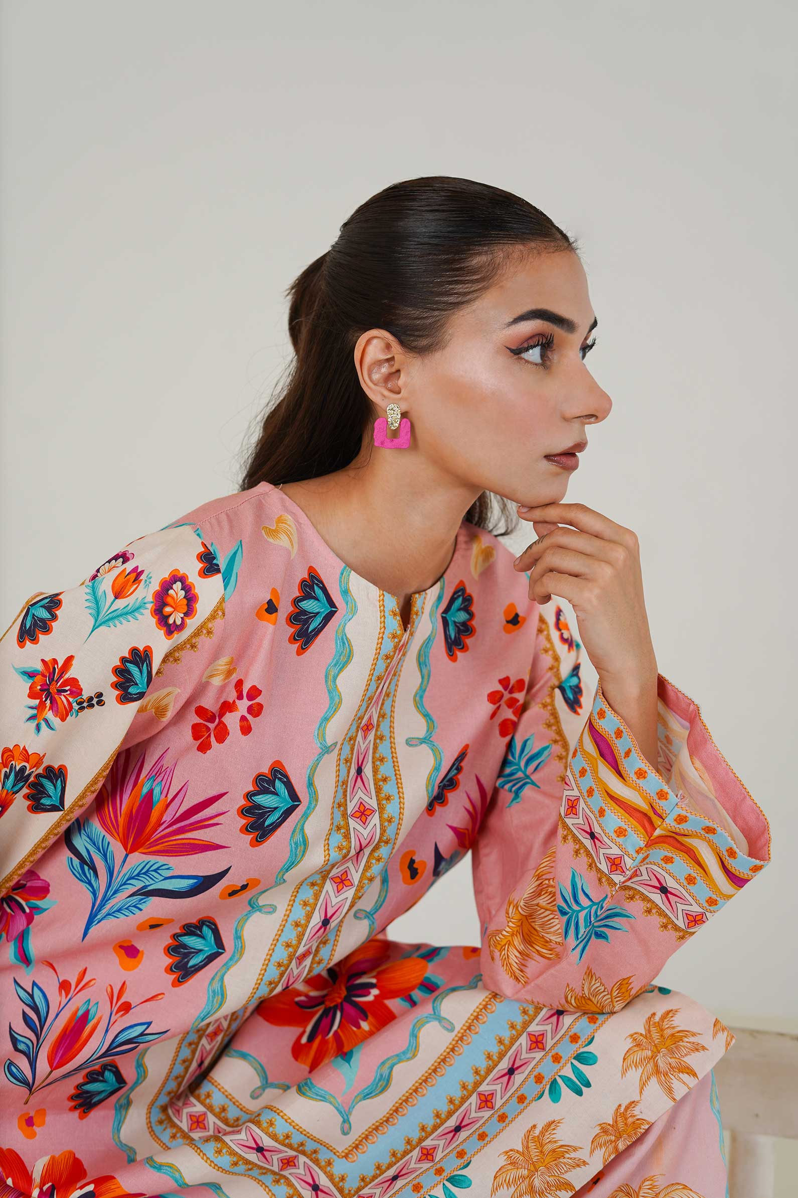 Blush Tropicana Co-Ord Set