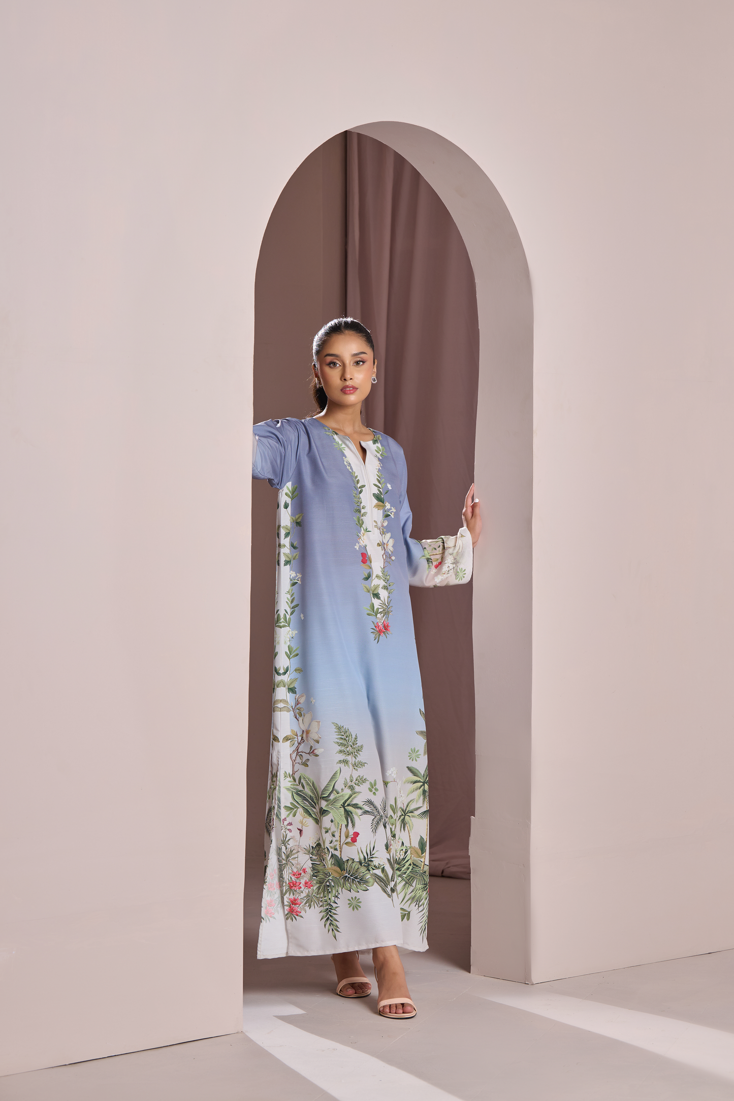 Azure Botanica Co-Ord Set