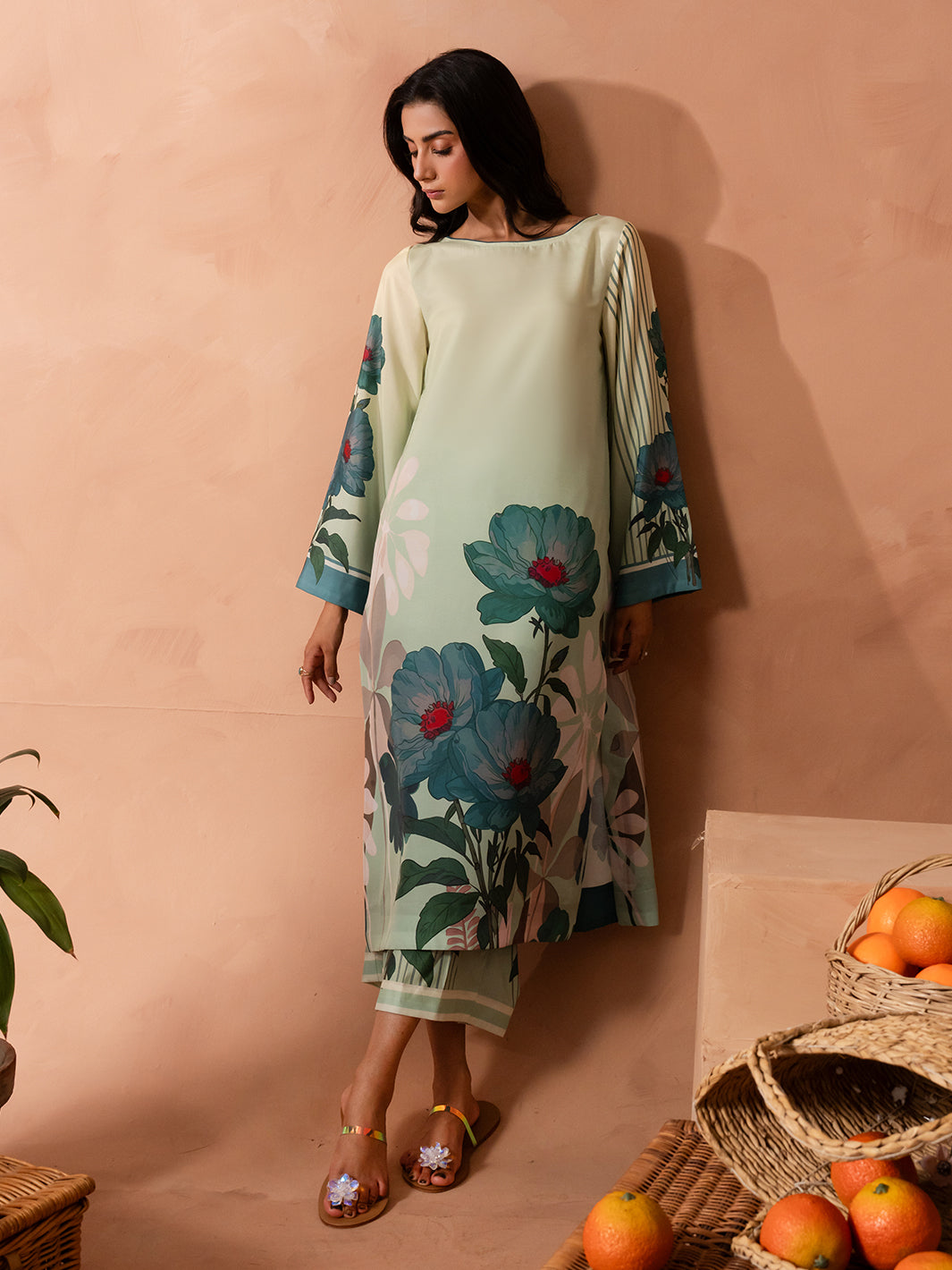 Sage Flora Co-Ord Set