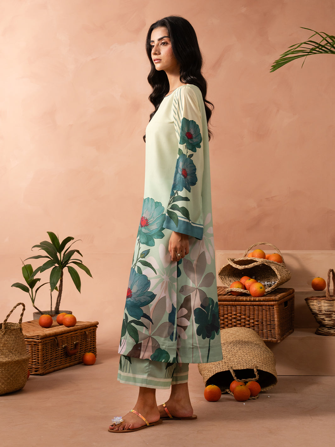 Sage Flora Co-Ord Set