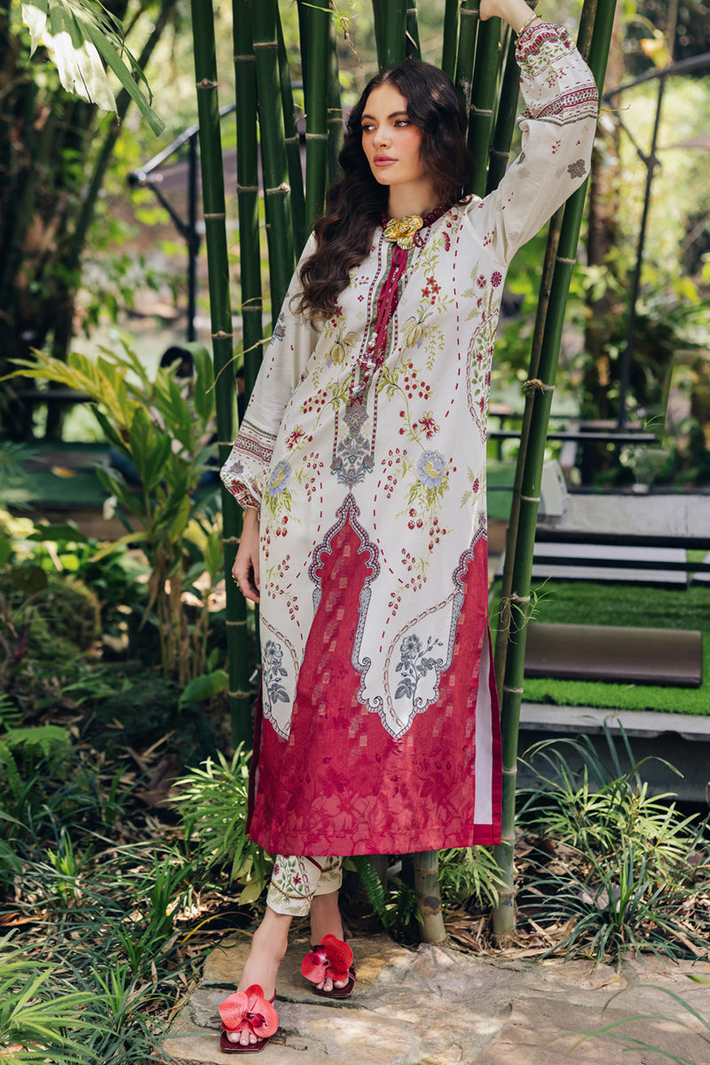 Crimson Ivory Kurta Set