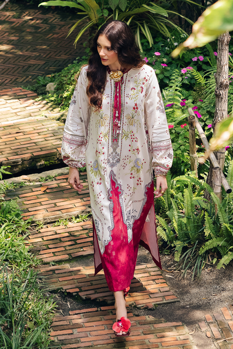 Crimson Ivory Kurta Set