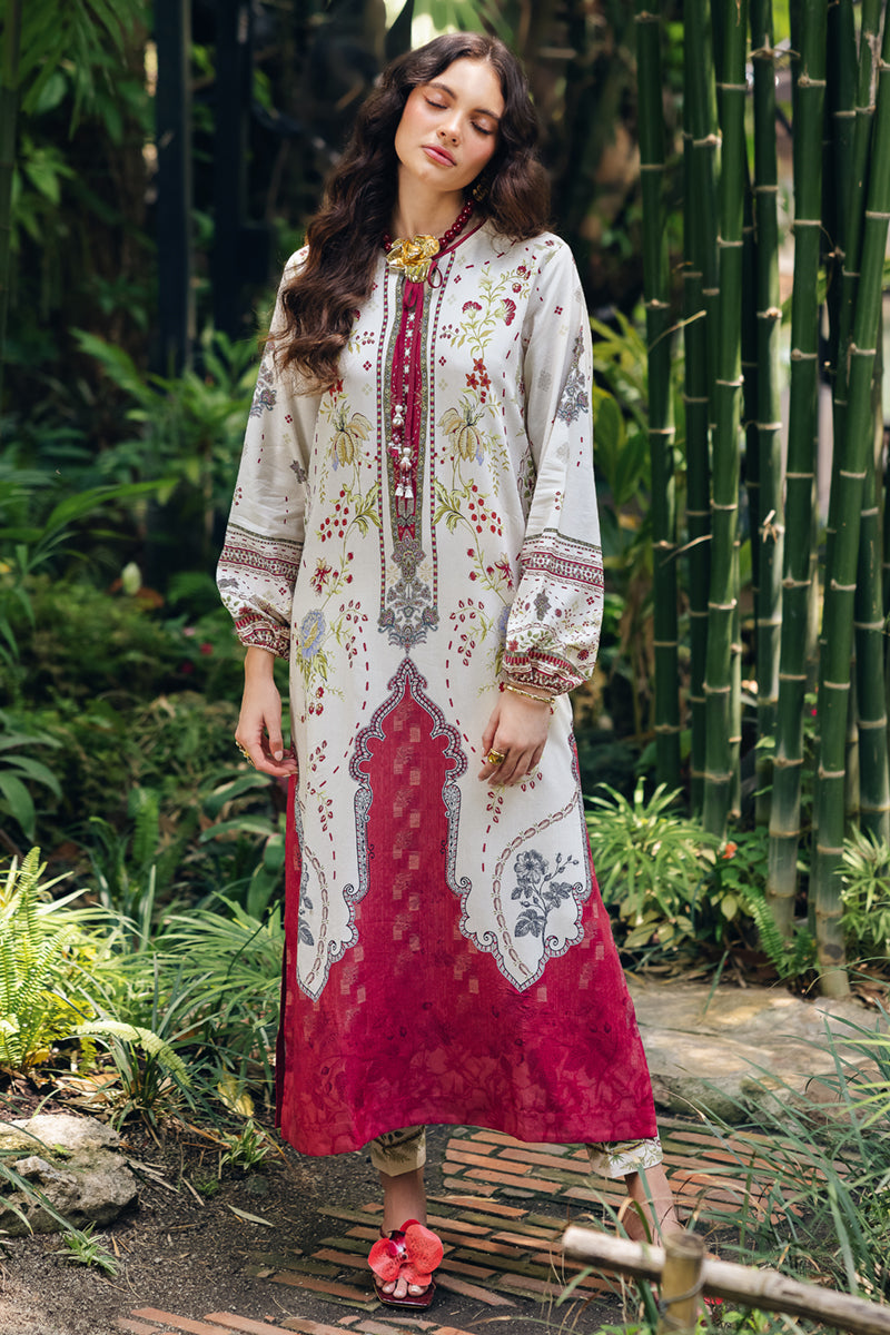 Crimson Ivory Kurta Set