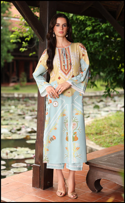 Ethereal Azure Kurta Set