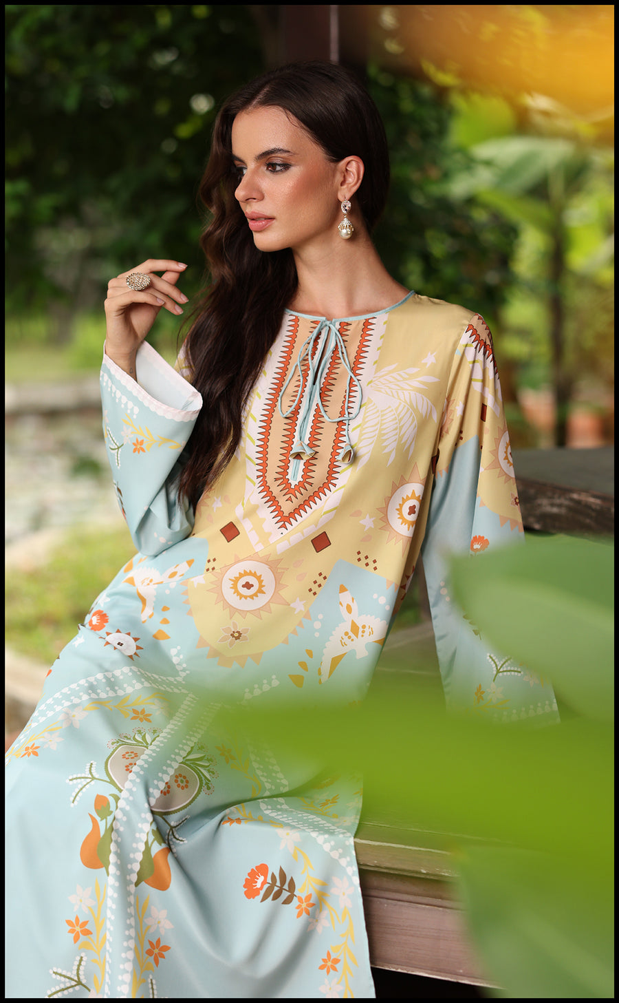 Ethereal Azure Kurta Set