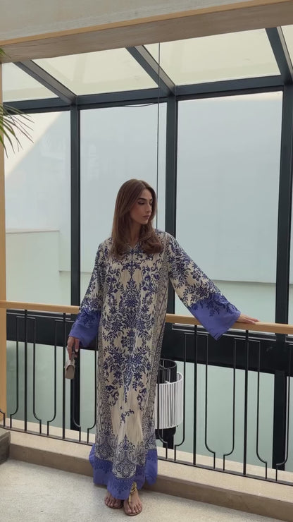 Cobalt Royale Kaftan Set