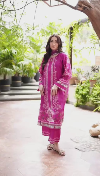 Butterfly Garden Kurta Set with Dupatta