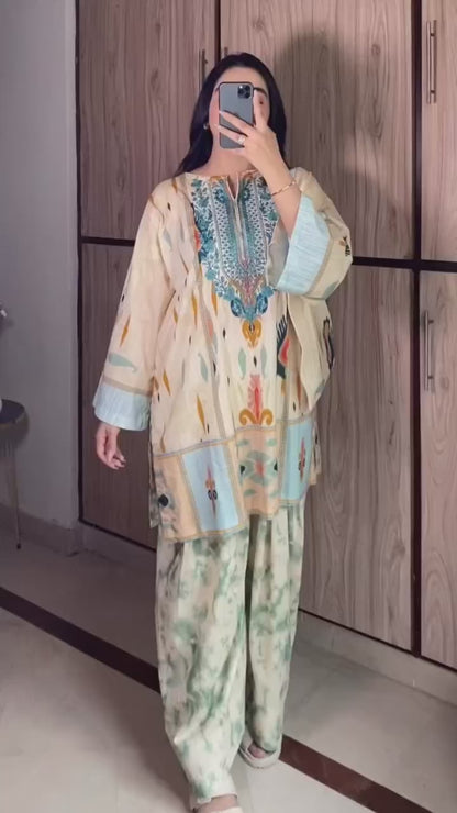 Desert Bloom Farshi Salwar Set