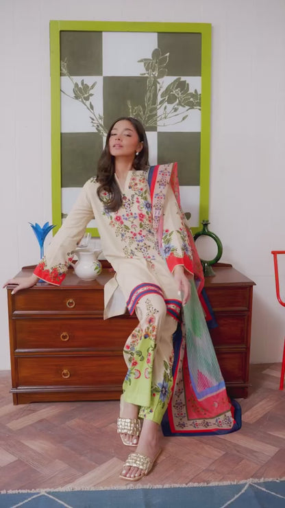 Flora Kurta Set with Dupatta
