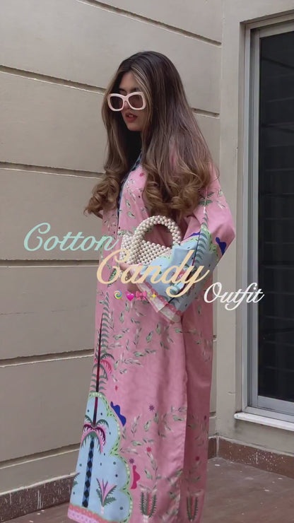 Roseate Sky Kurta Set
