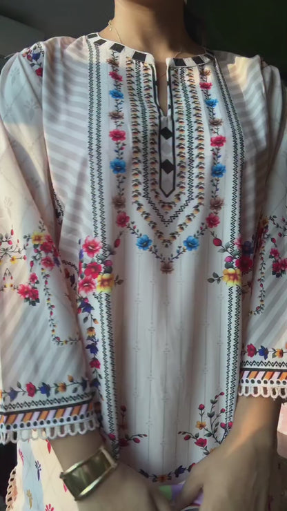Pearl Garden Kurta Set with Dupatta