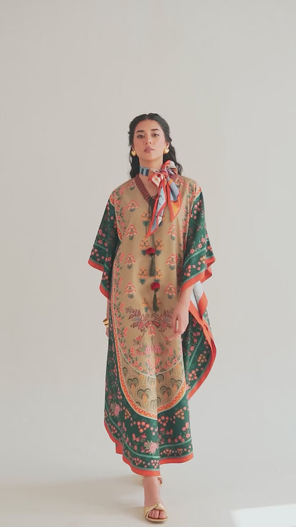 Aizee Floral Kaftan Dress